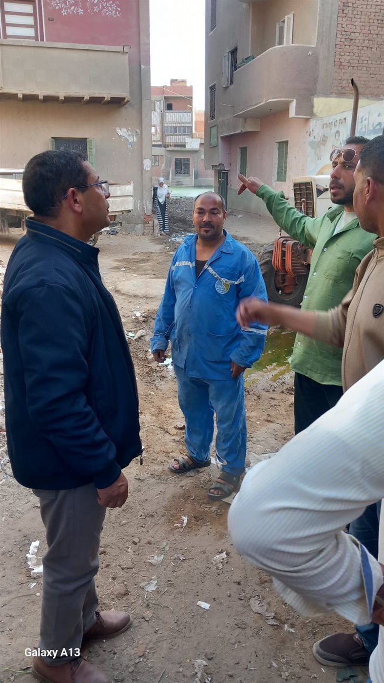 جانب من حملة شفط المياه 