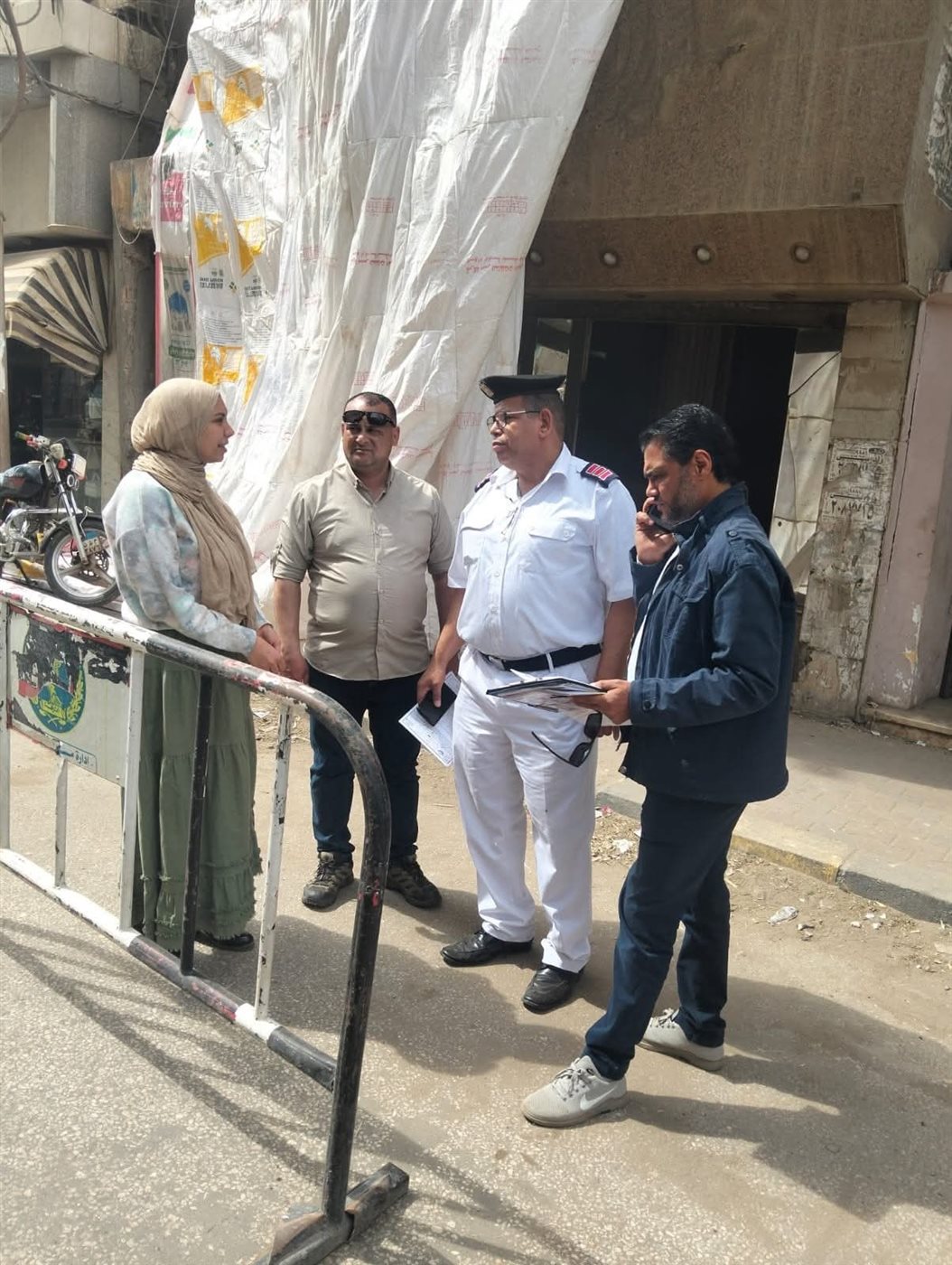 إخلاء عقار يمثل خطر داهم بالمنوفية&nbsp;