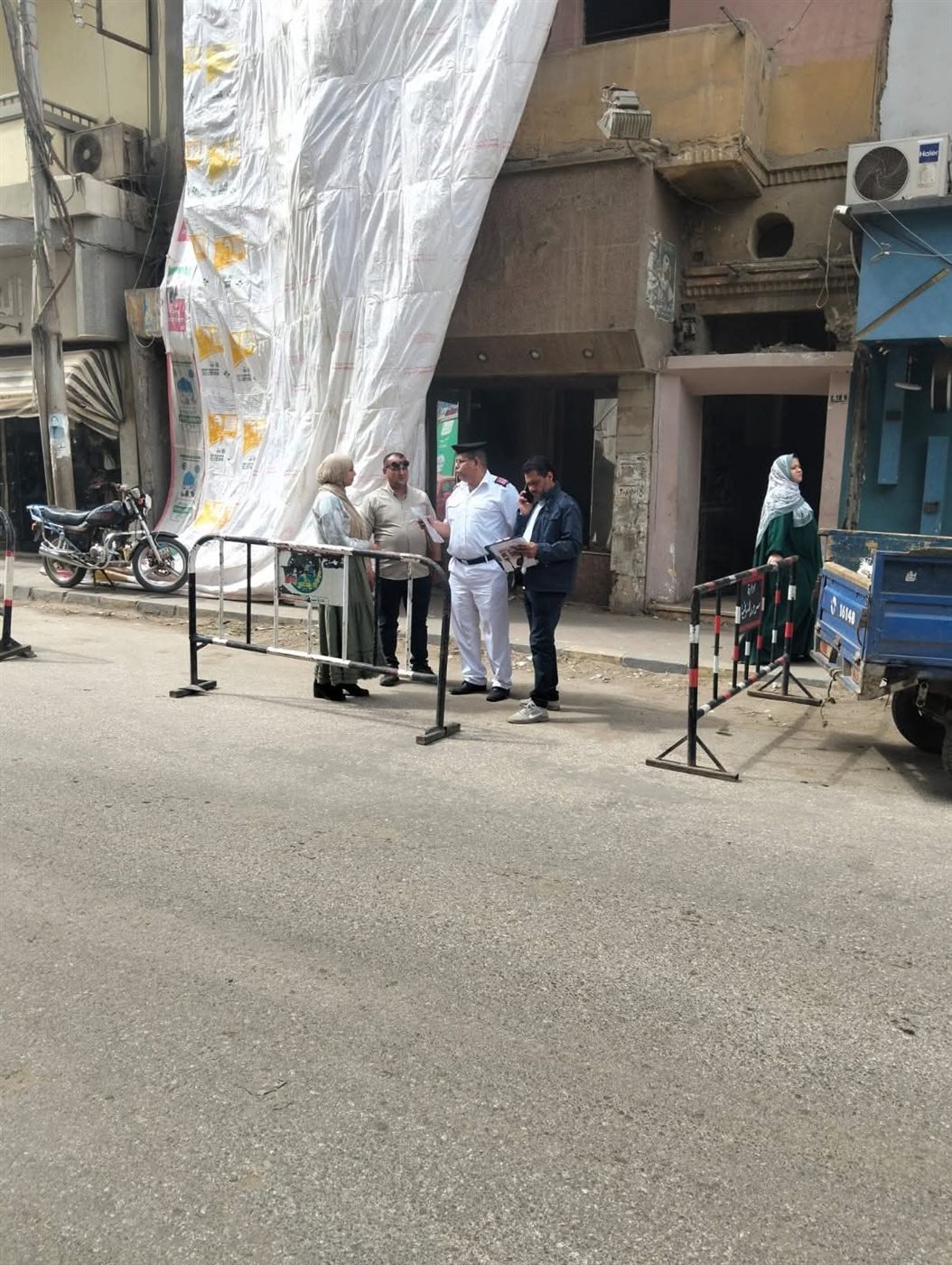 إخلاء عقار يمثل خطر داهم بالمنوفية&nbsp;