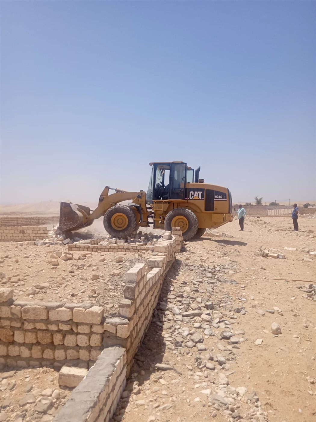 جهود مكثفة لإزالة التعديات بالطود&nbsp;