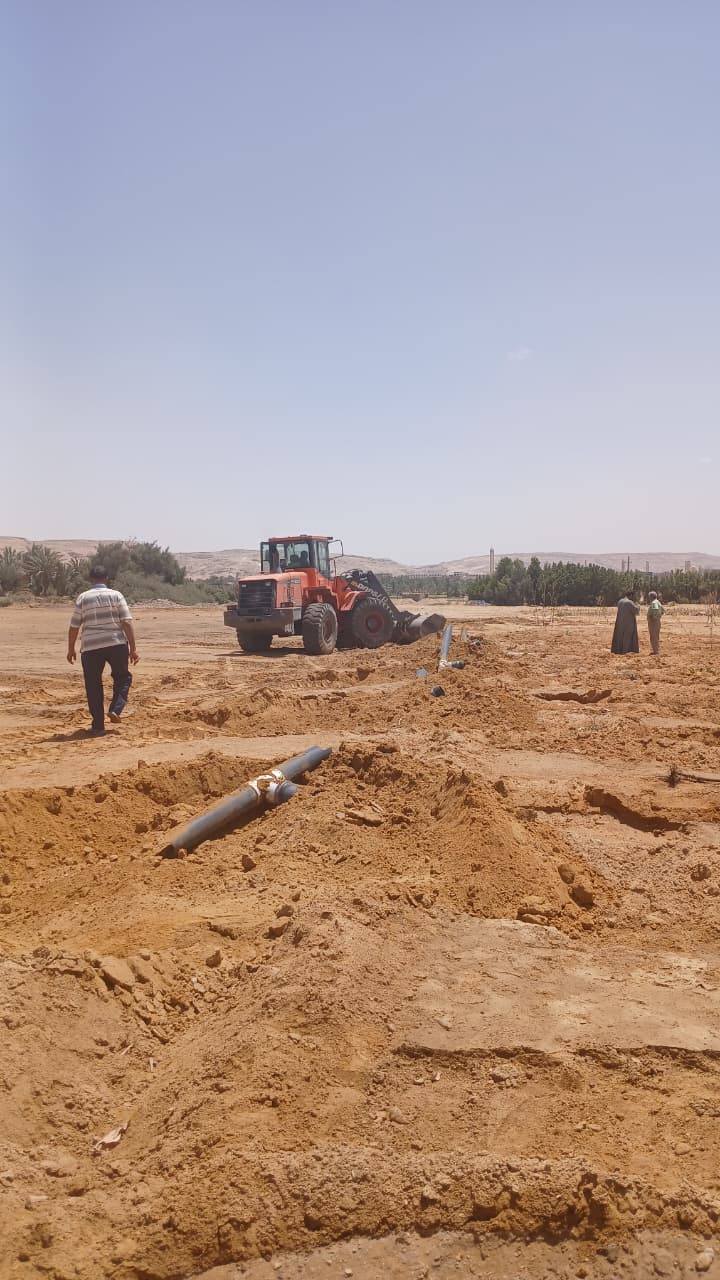 إزالة تعدٍ داخل حرم منطقة آثار الشيخ عبادة بالمنيا