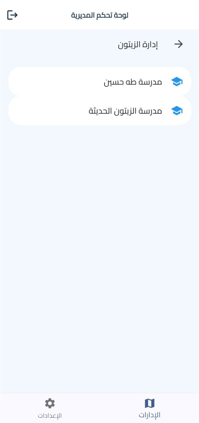 لوحة تحكم المديرية على المنصة&nbsp;