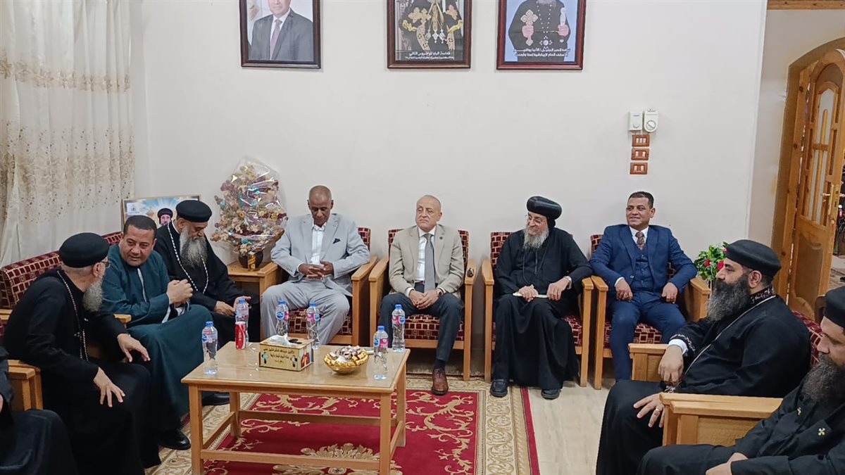 محافظ الأقصر يزور كنيسة الشهيد مارجرجس بأرمنت&nbsp;