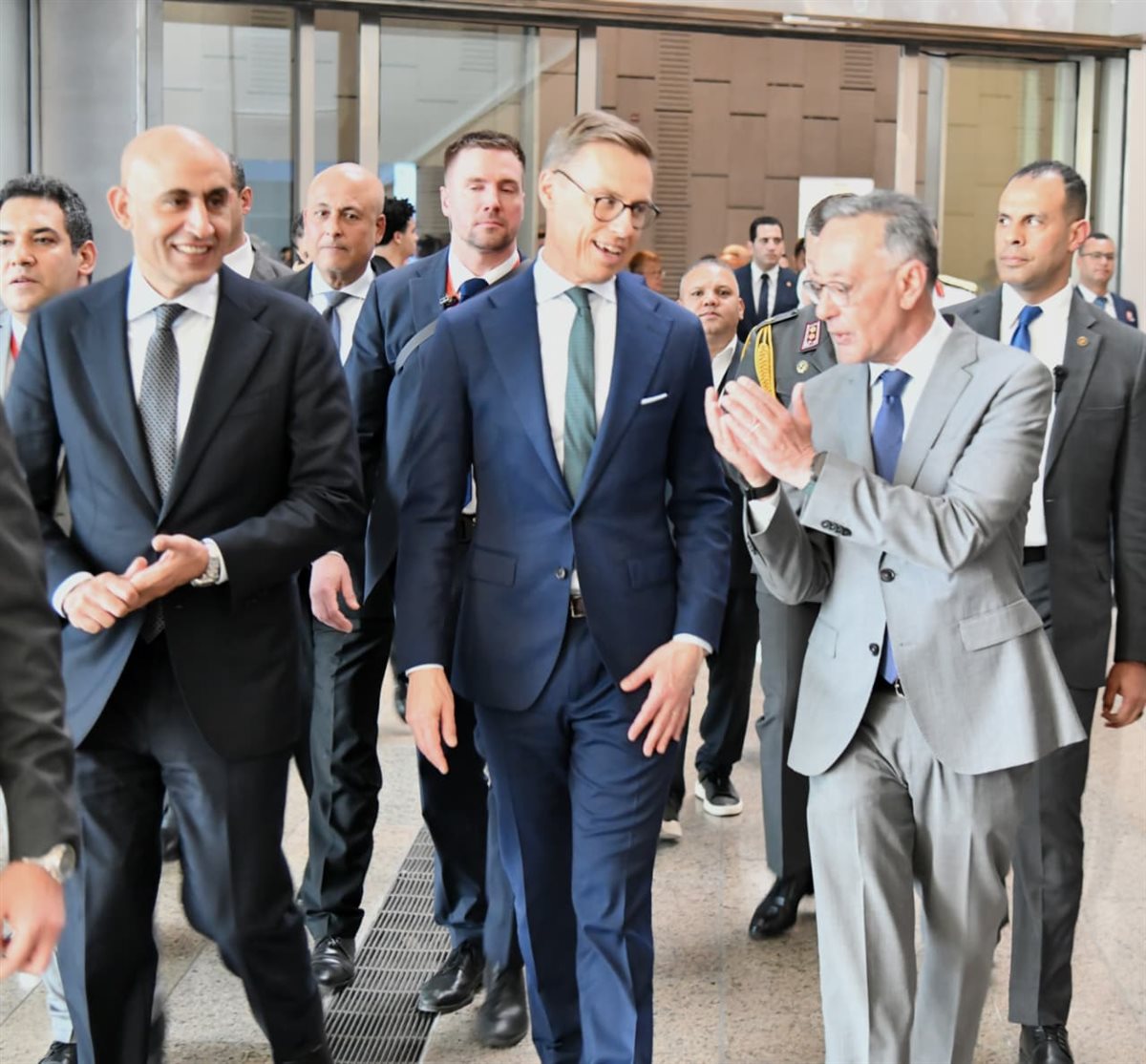 رئيس جمهورية فنلندا في المتحف المصري الكبير&nbsp;