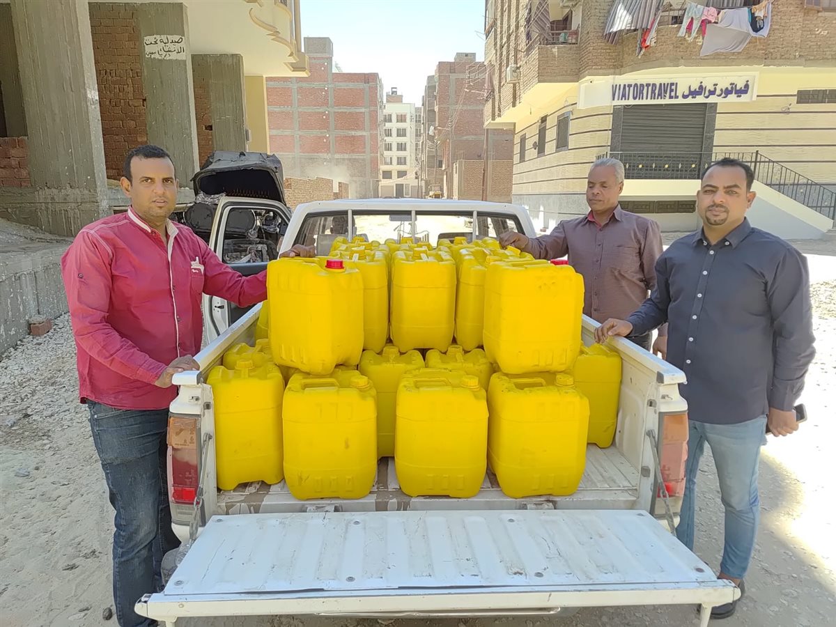 ضبط زيوت مجهولة المصدر&nbsp;