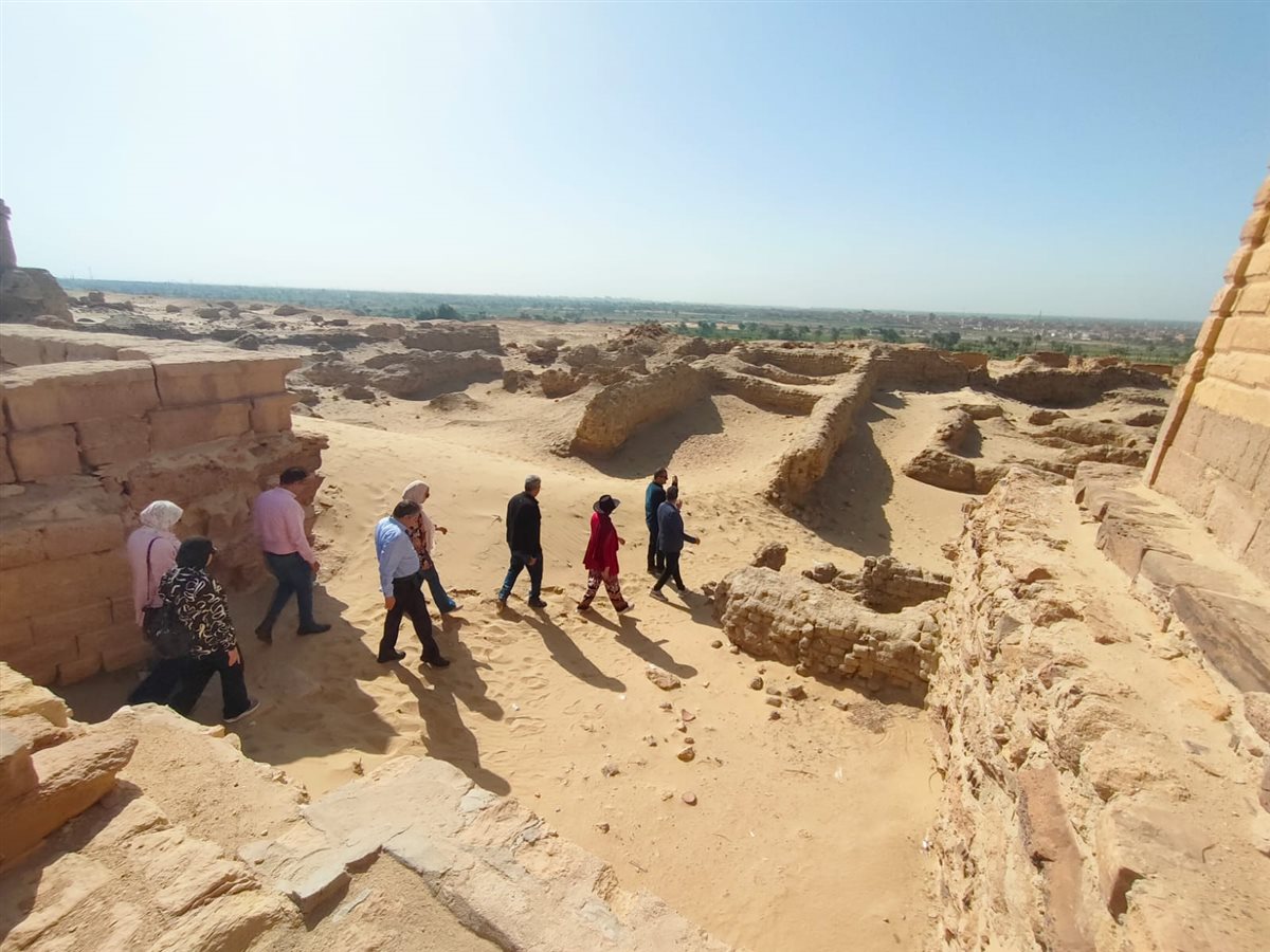 الأعلى للآثار يتفقد المواقع الأثرية بالدقهلية