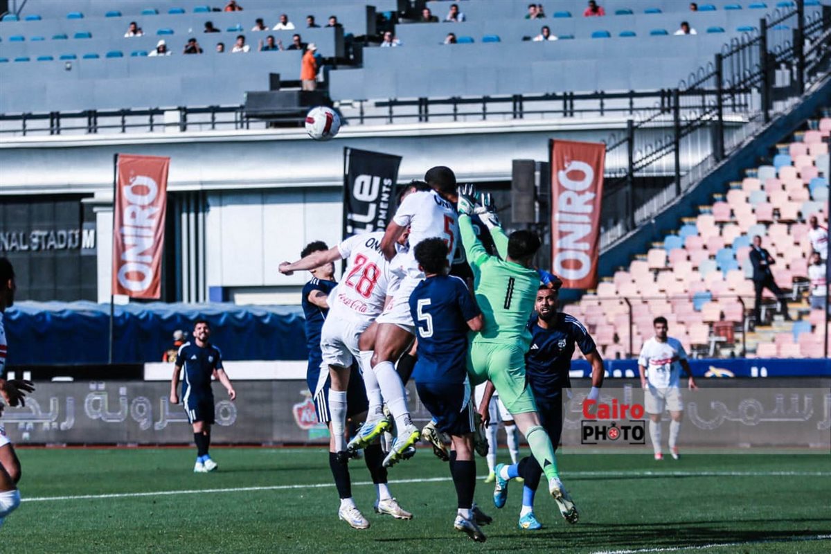 مباراة الزمالك وإنبي في الدوري