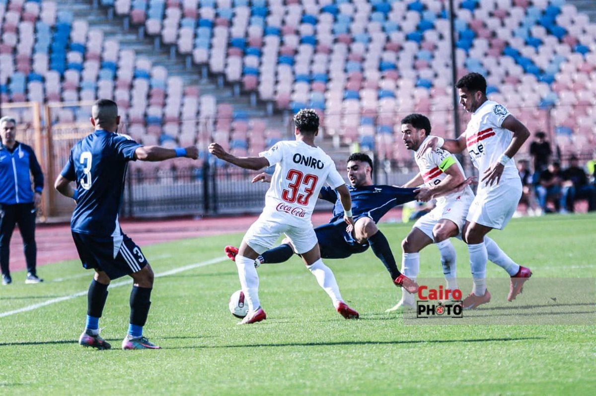 مباراة الزمالك وإنبي في الدوري