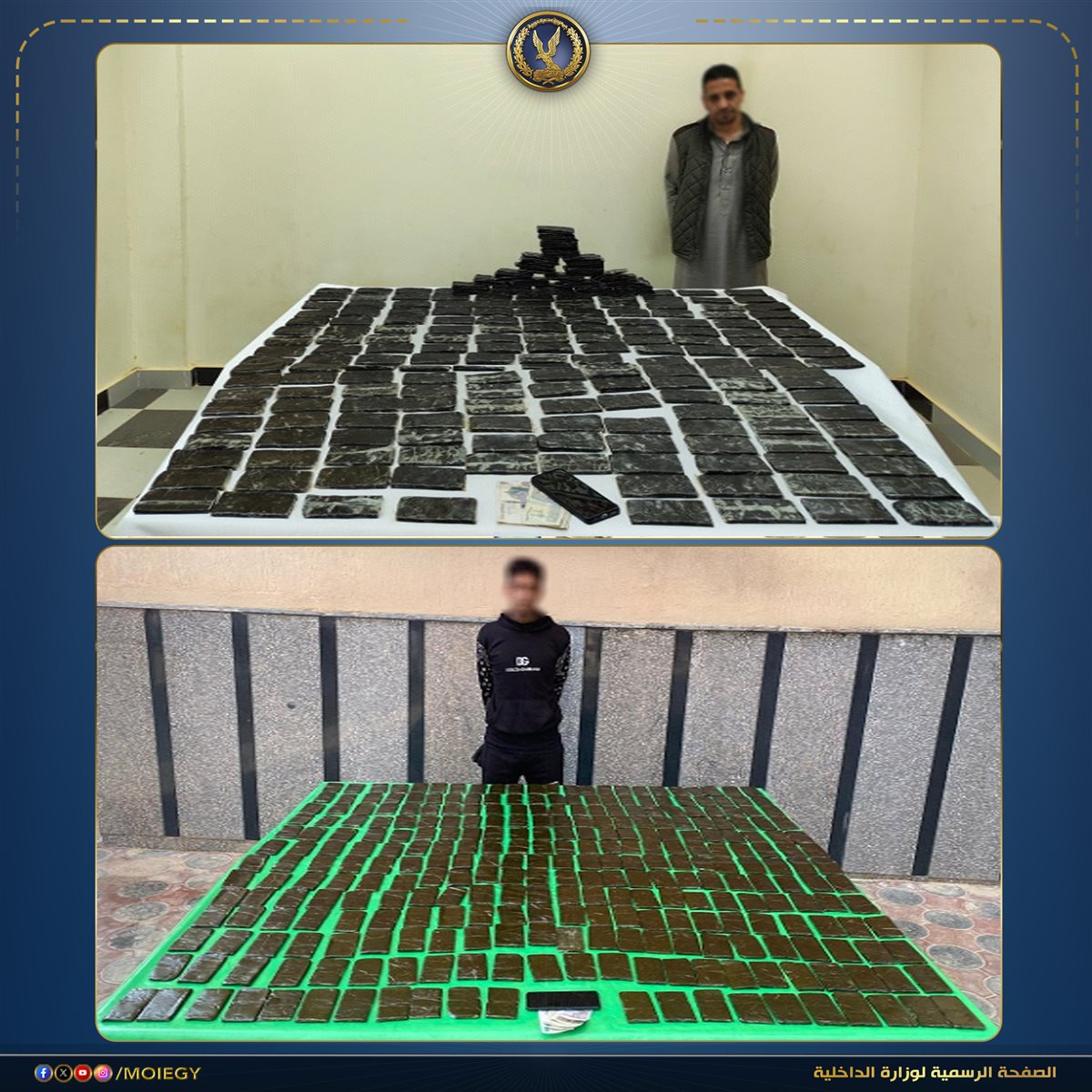 مصرع عنصرين جنائيين شديدى الخطورة أثناء التعامل مع الشرطة بـ أسيوط والقليوبية