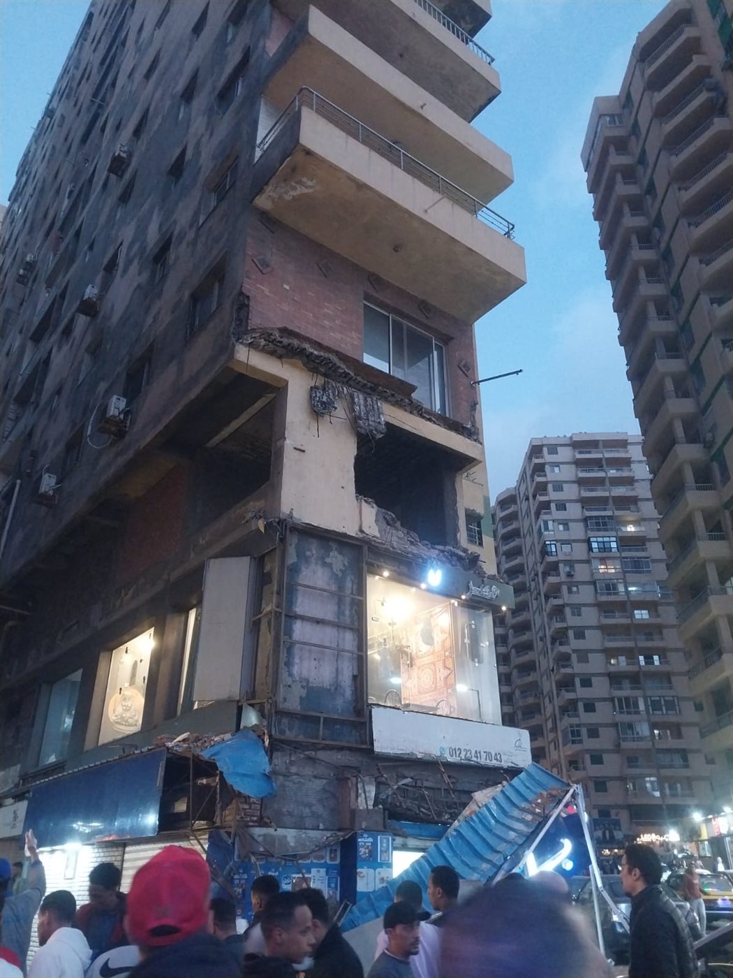 أجزاء منهارة&nbsp;