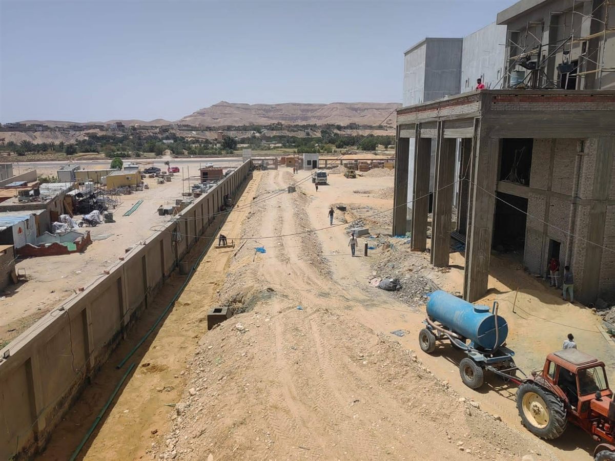 وكيل صحة الأقصر يتابع انشاء مستشفى القرنة&nbsp;