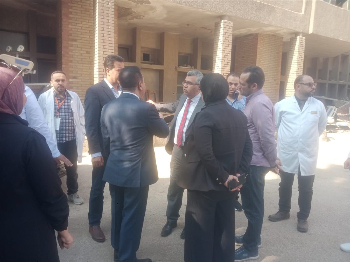 مساعد وزير الصحة يتفقد مستشفى قليوب التخصصي