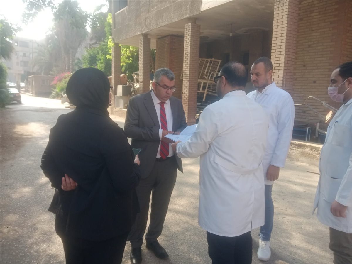 مساعد وزير الصحة يتفقد مستشفى قليوب التخصصي