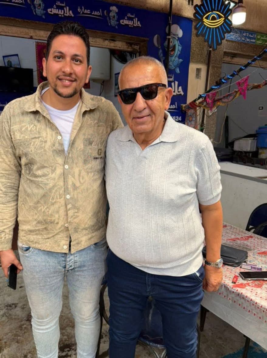 كامل ابو علي يزور سوق الأسماك ببورسعيد&nbsp;