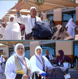 انطلاق أول أفواج حجاج القرعة من مطار القاهرة إلى المدينة المنورة&nbsp;