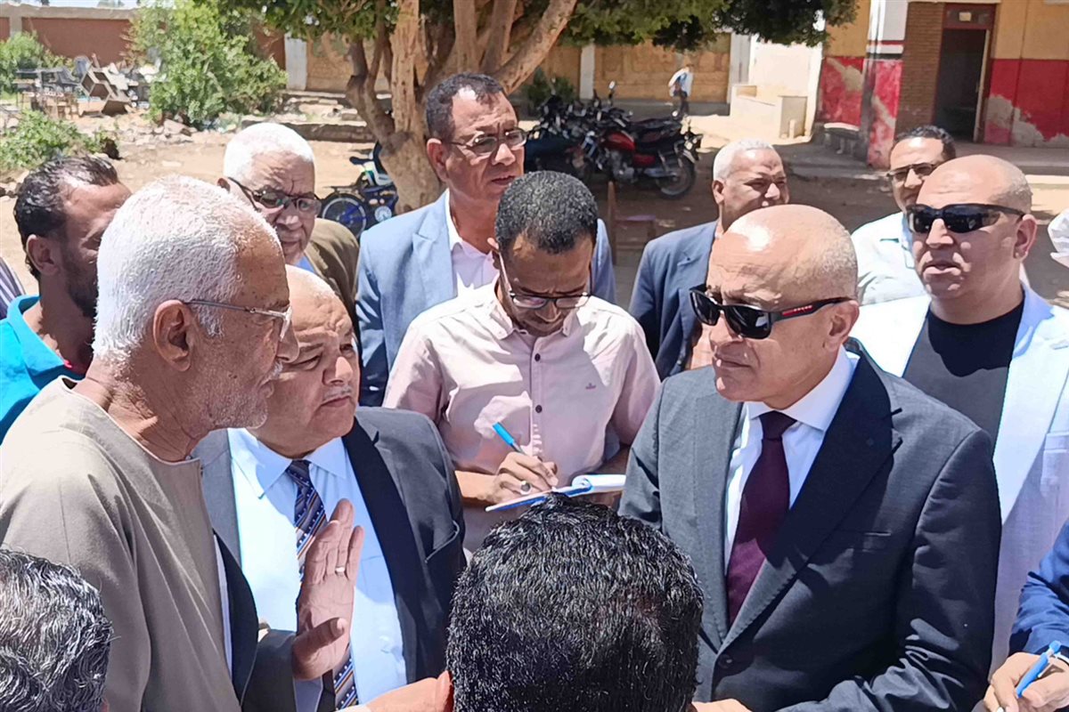 جولة محافظ الأقصر بالقرنة