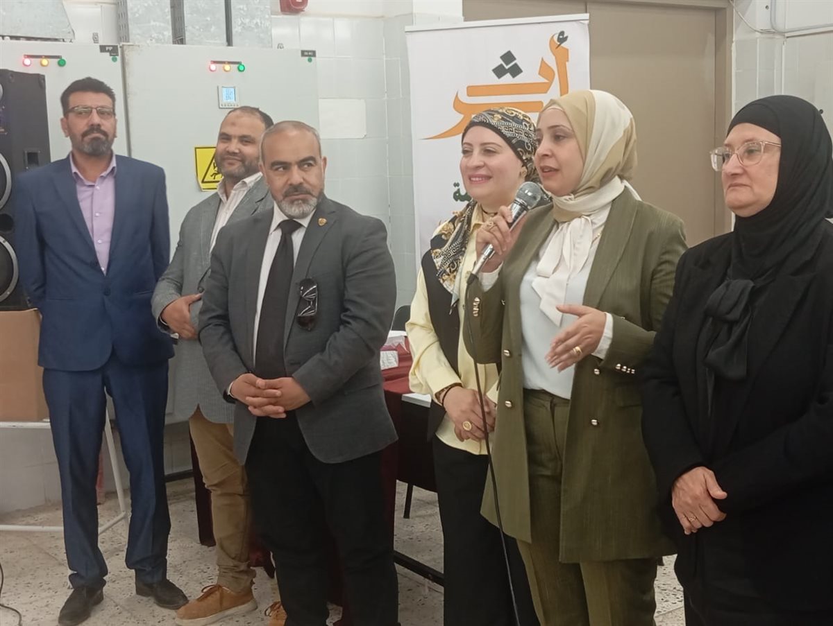احتفالية لعيد العمال داخل مصنع الغزل والنسيج