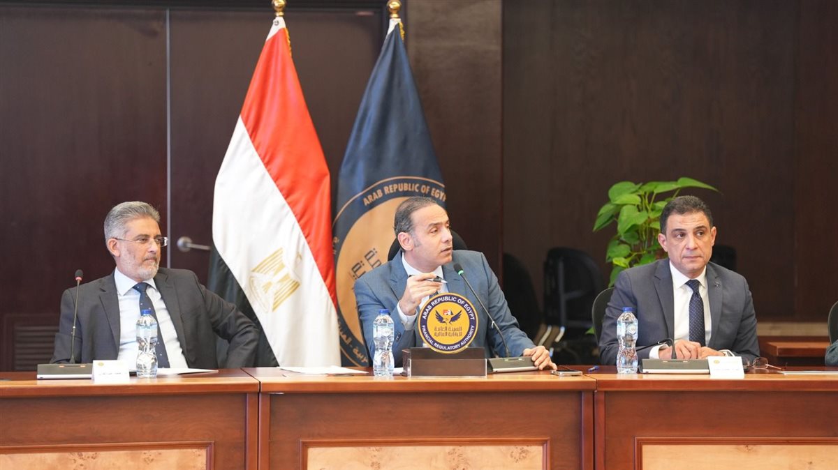 اجتماع رئيس الهيئة مع الخبراء الاكتواريين المصريين