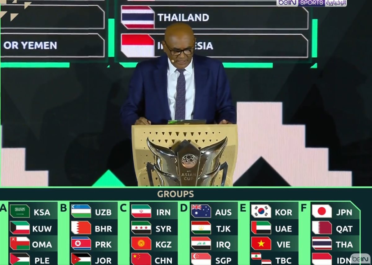 <strong>الافتتاح بين السعودية وفلسطين.. تعرف على قرعة كأس آسيا 2027</strong>