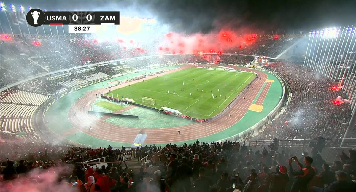 مباراة الزمالك واتحاد العاصمة في ذهاب نهائي الكونفدرالية