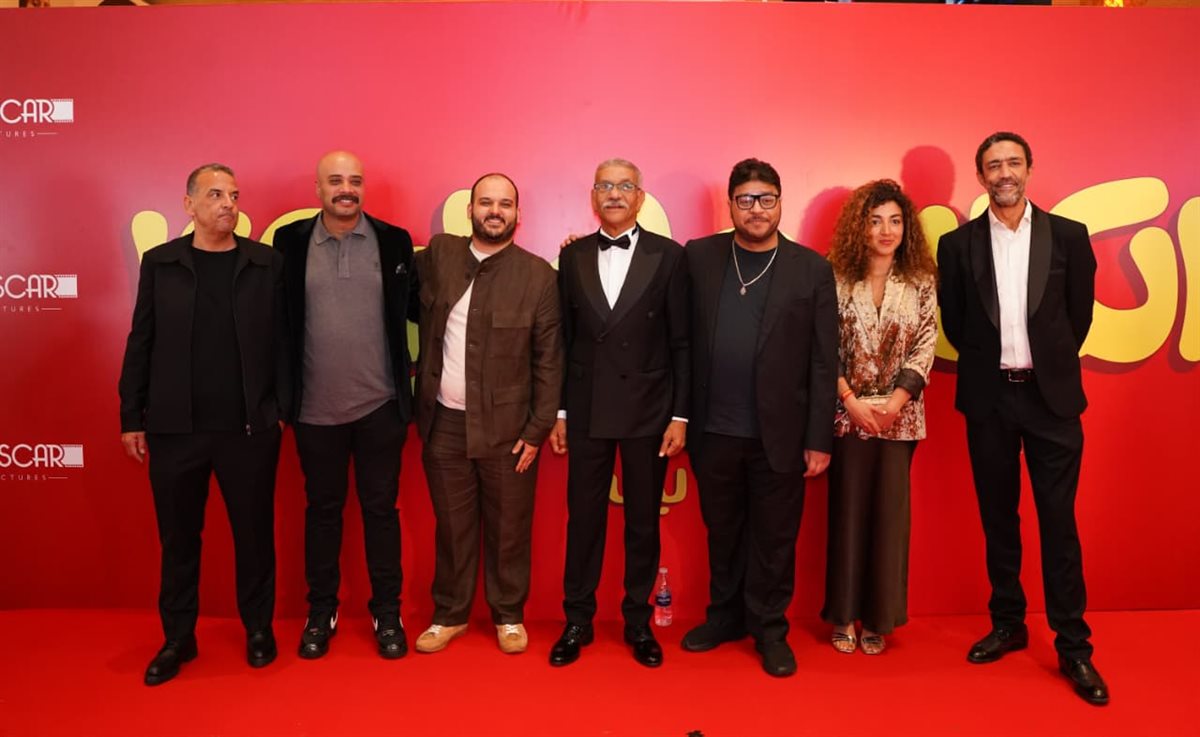 سيد وحاتم صلاح في العرض الخاص لفيلم الكلام على إيه