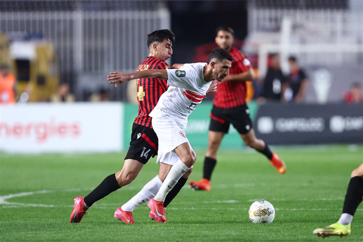 مباراة الزمالك واتحاد العاصمة في ذهاب نهائي الكونفدرالية
