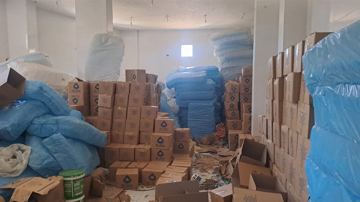 ضبط مصنع لتعبئة مياه الشرب ببلطيم