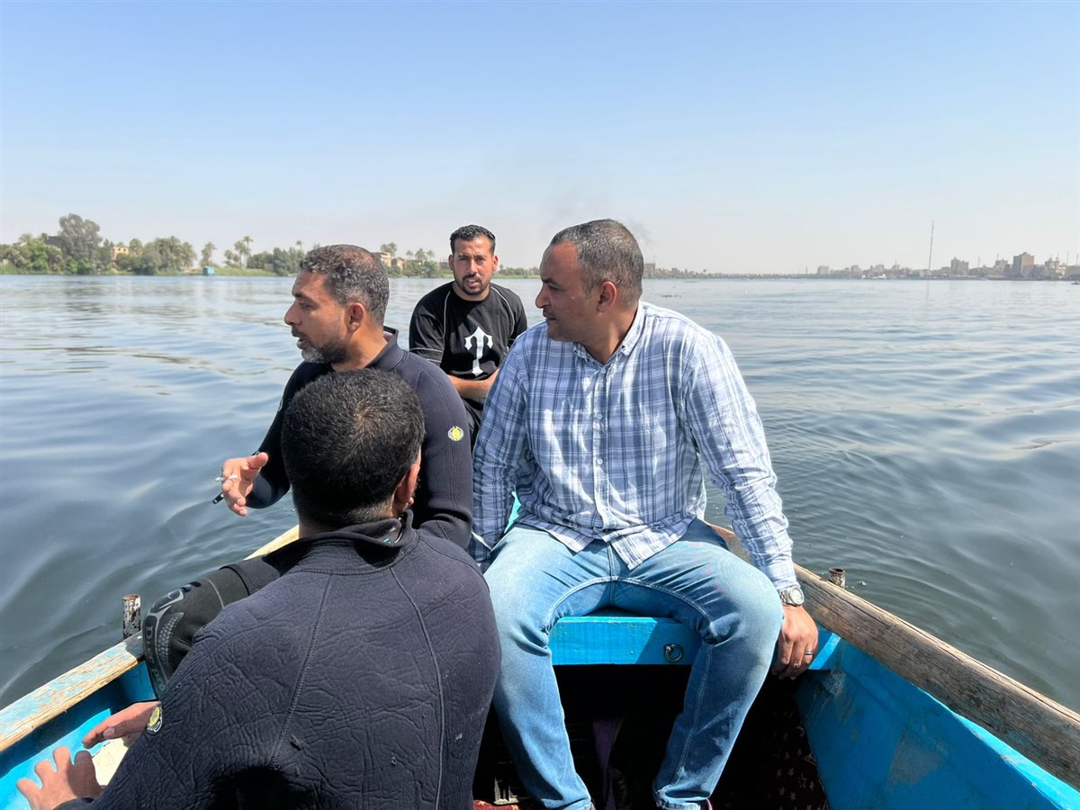 البحث عن ضحايا الغرق في نجع حمادي&nbsp;