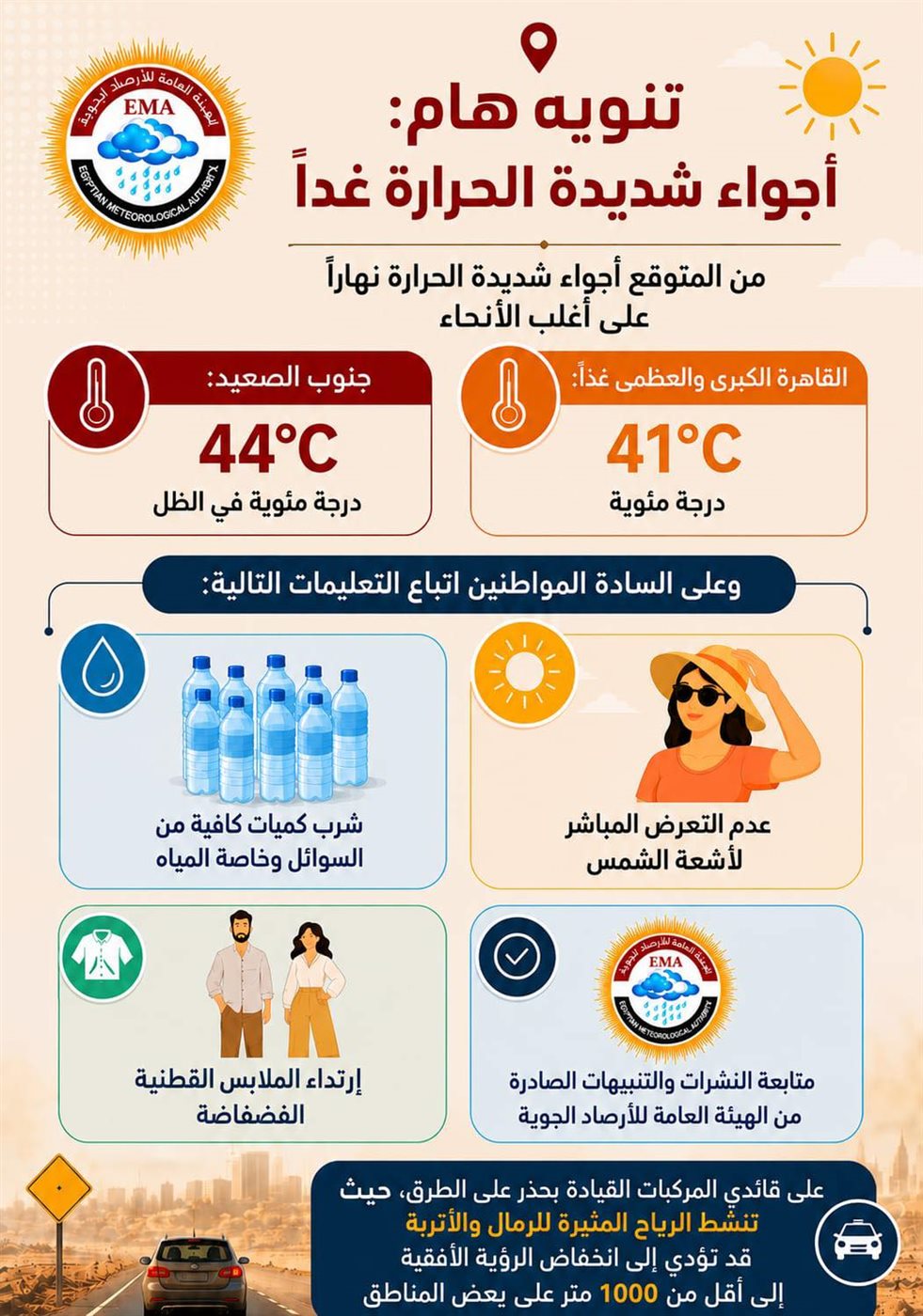 حالة الطقس يوم الثلاثاء والأربعاء والخميس