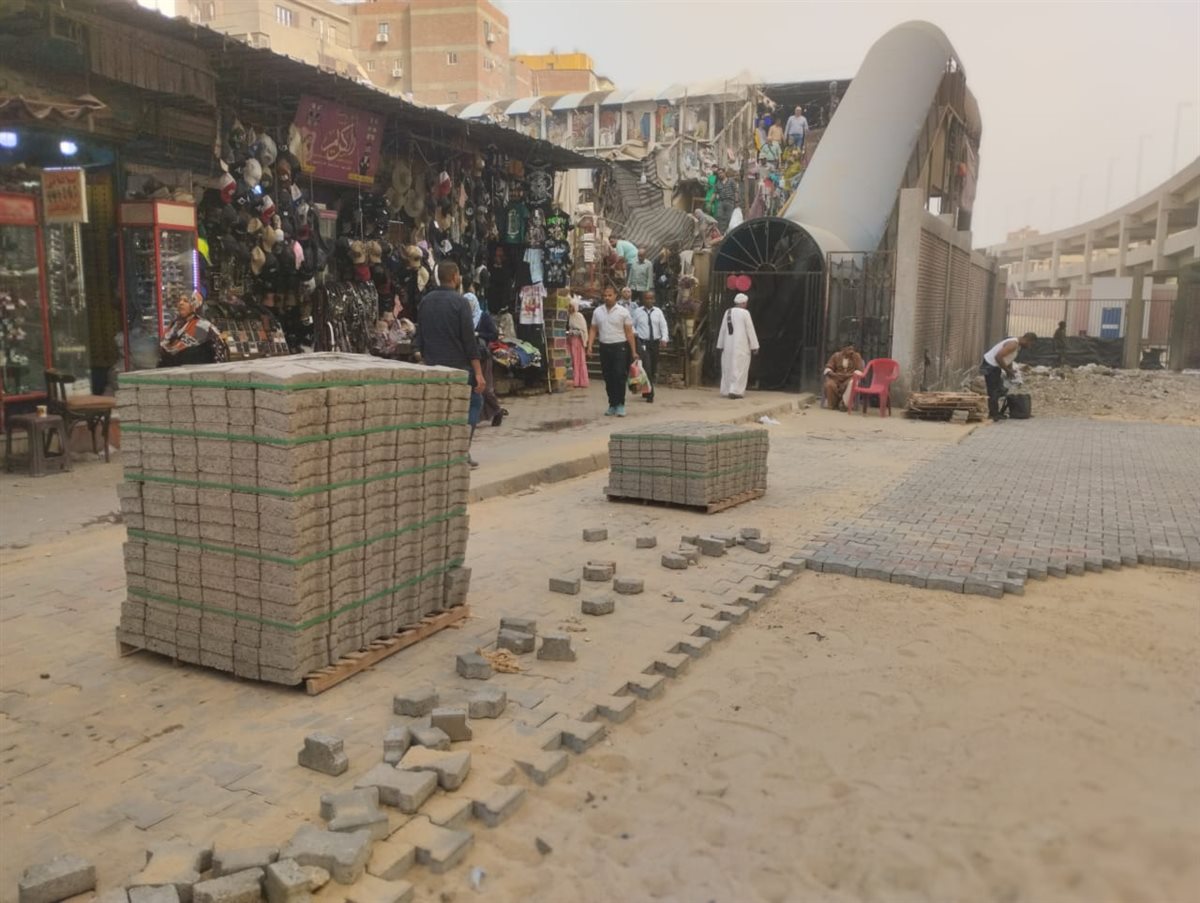 جانب من أعمال رفع الكفاءة&nbsp;