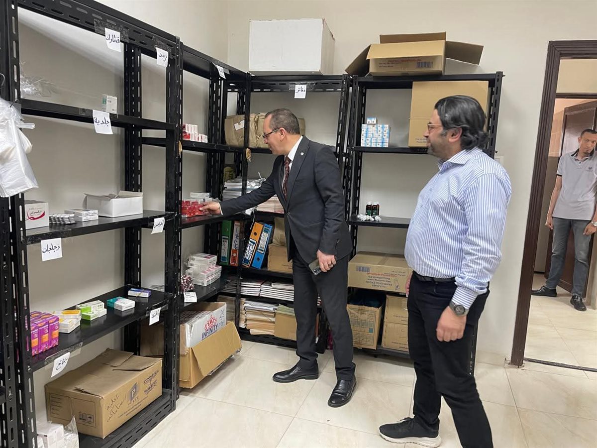 نائب رئيس جامعة طنطا يتفقد الإدارة الطبية&nbsp;