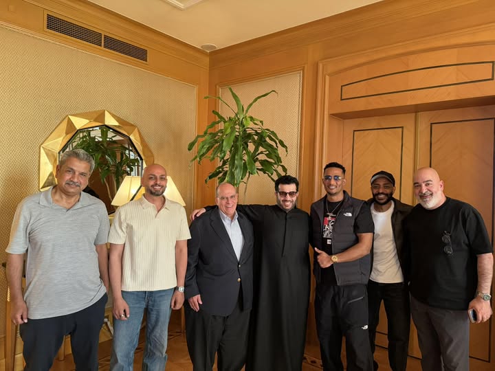 تركي آل الشيخ يجتمع بمحمد رمضان وصادق الصباح ومحمد عبد المتعال وأحمد مراد&nbsp;