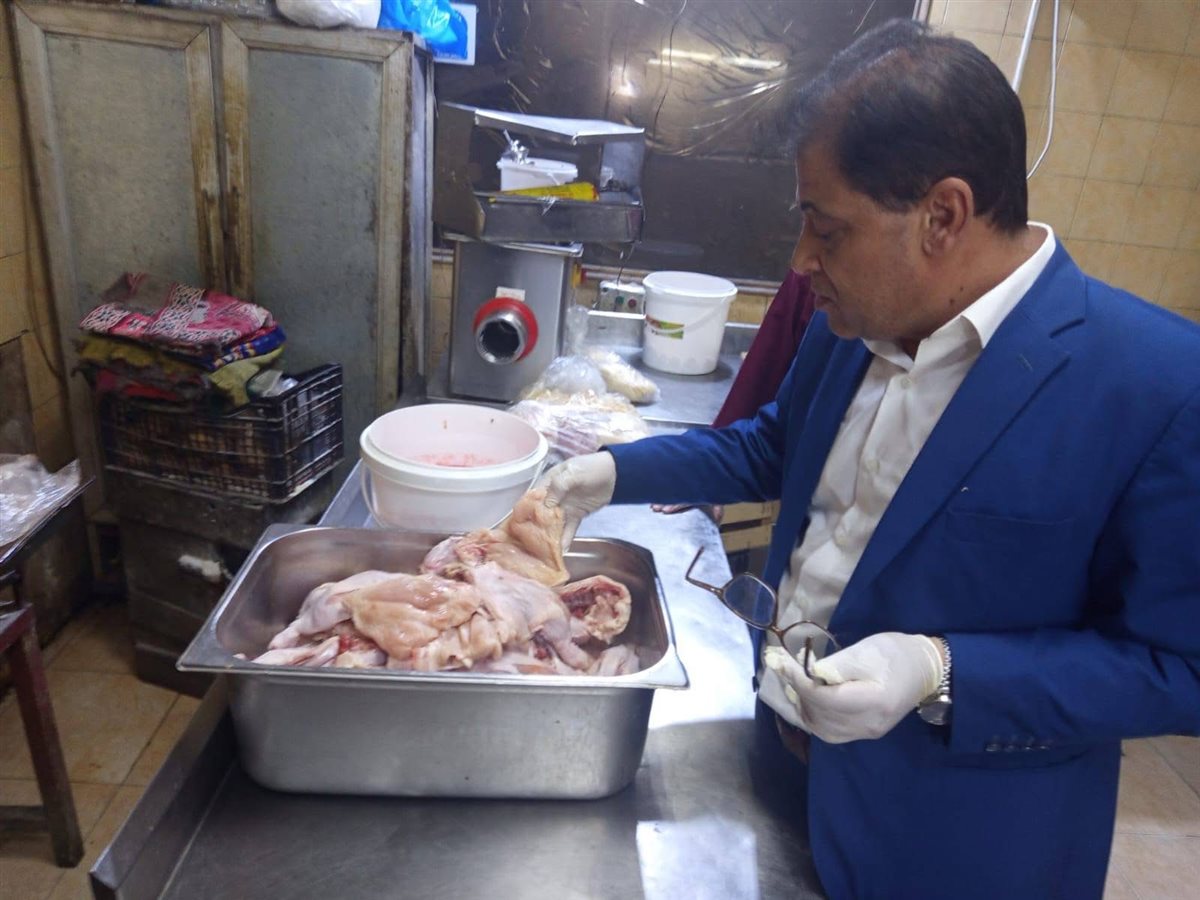 ضبط لحوم فاسدة بأحد مطاعم الأقصر&nbsp;
