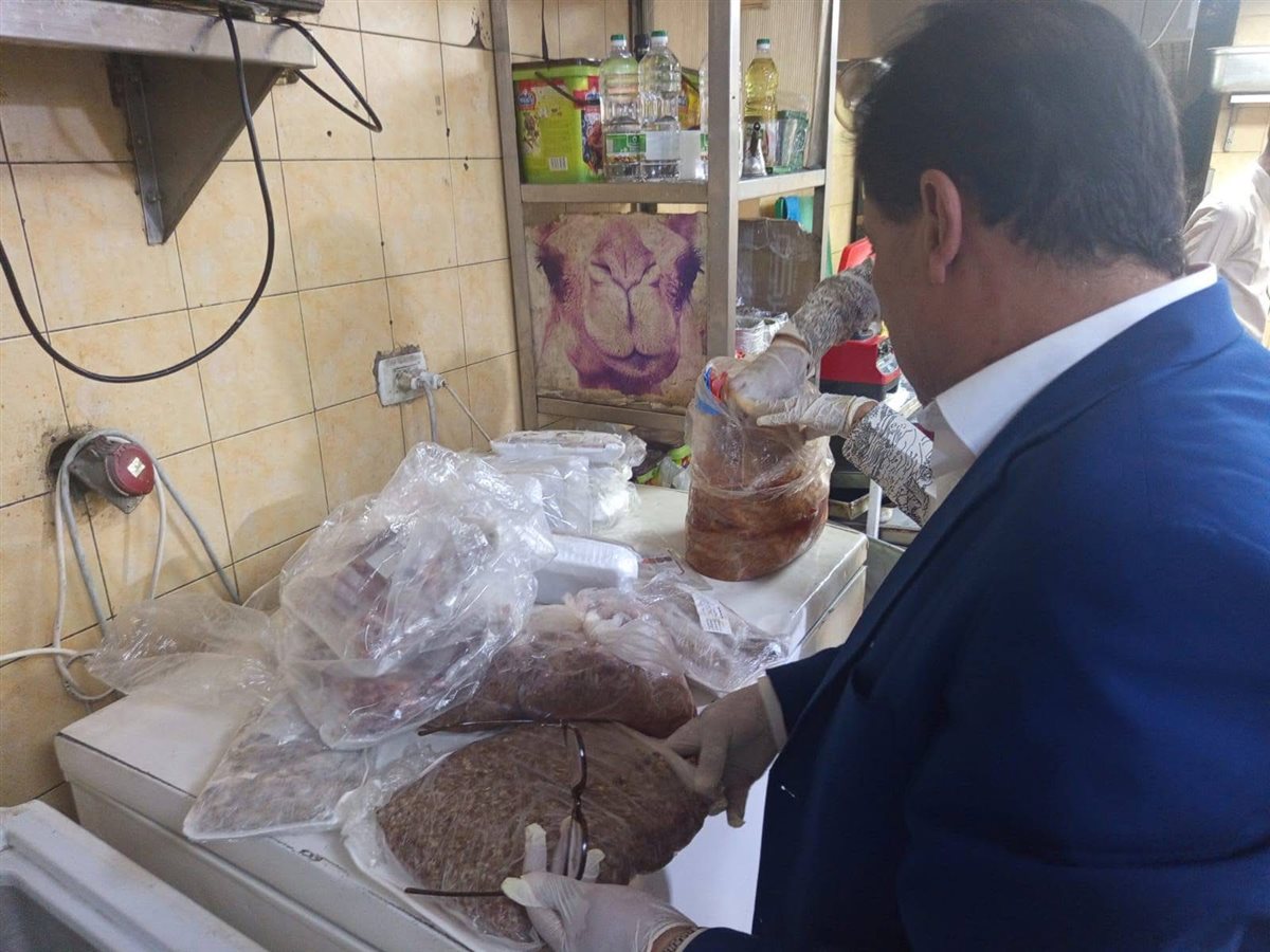 ضبط لحوم فاسدة بأحد مطاعم الأقصر&nbsp;