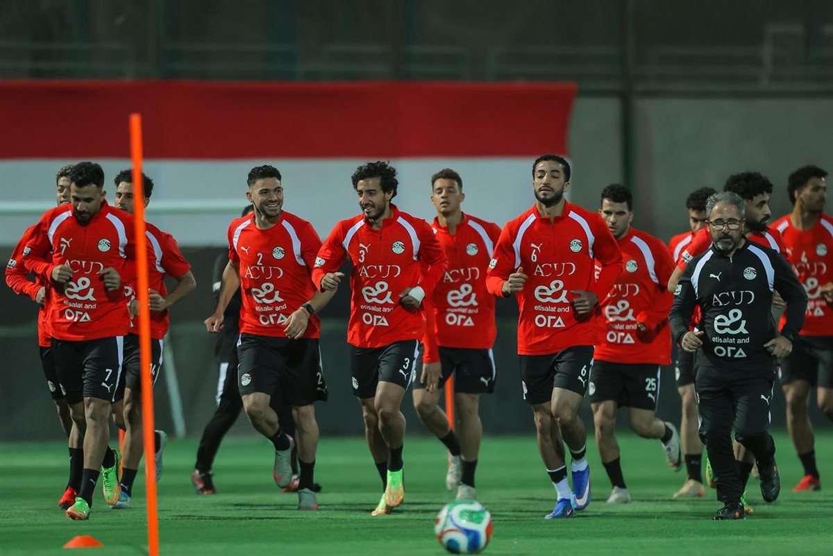 منتخب مصر يواصل استعداداته لودية روسيا بمشاركة ربيعة