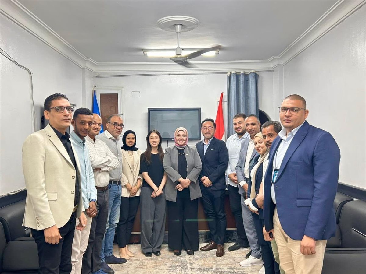 مديرة التأمين الصحي ووفد الجايكا وجولة على المستشفيات&nbsp;