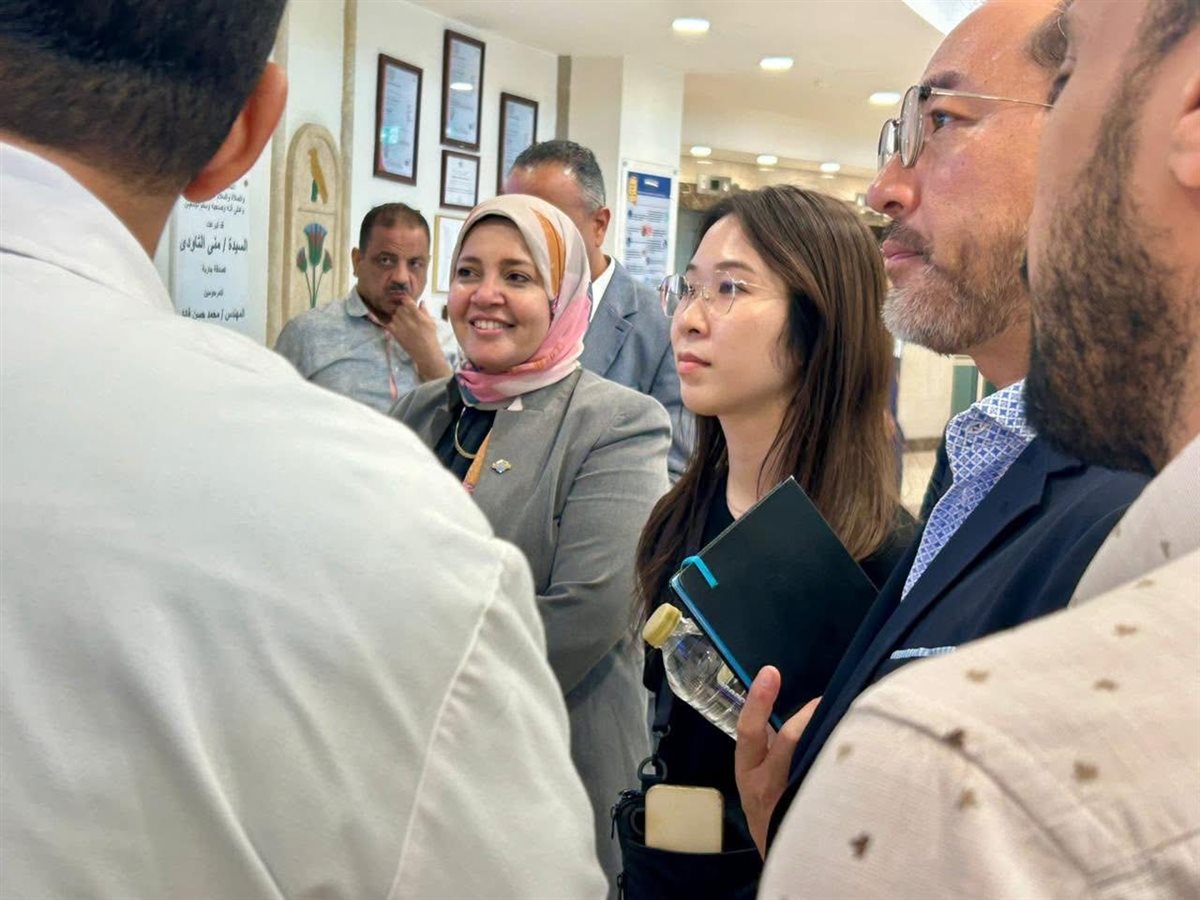 مديرة التأمين الصحي ووفد الجايكا وجولة على المستشفيات&nbsp;