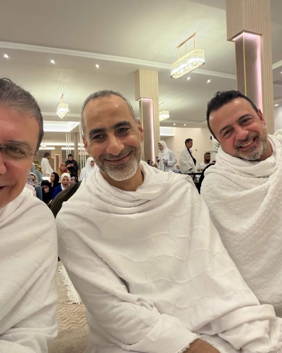 أجواء روحانية.. عمرو الليثي يؤدي مناسك الحج بصحبة مصطفى حسني وسيد عبدالبارئ