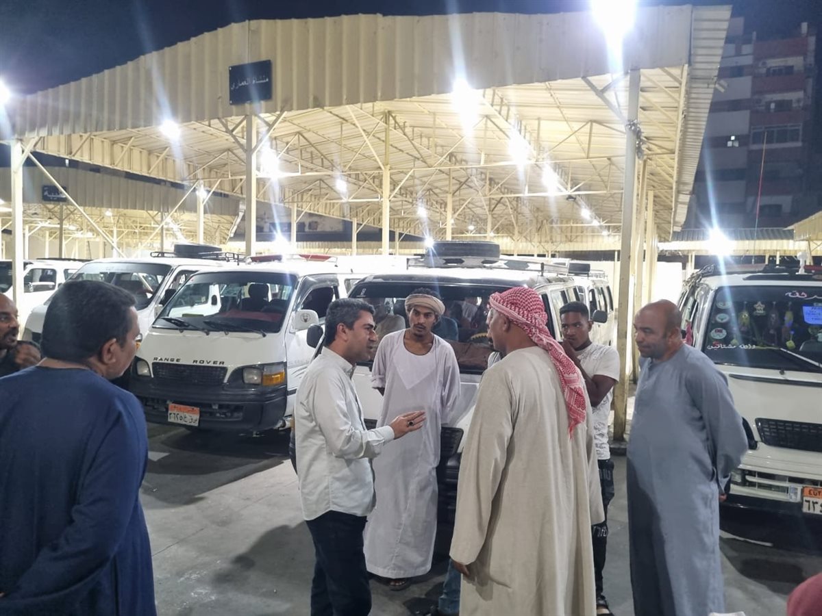 انتظام حركة المواقف في العيد بالأقصر&nbsp;