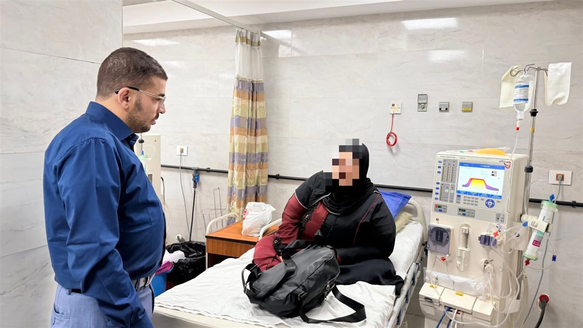 جولة لتفقد مرضى الغسيل الكلوي بمستشفى الكرنك&nbsp;