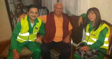 منى زكي وأحمد حلاوة ومحمد هنيدي من كواليس الفيلم