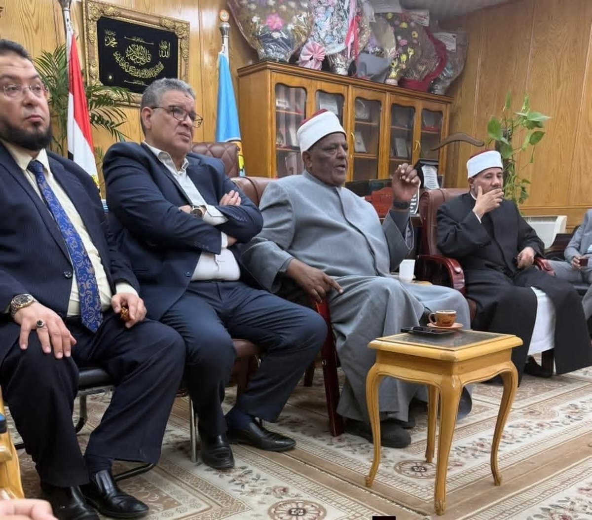 زيارة وفد الأزهر لقرية بني محمديات