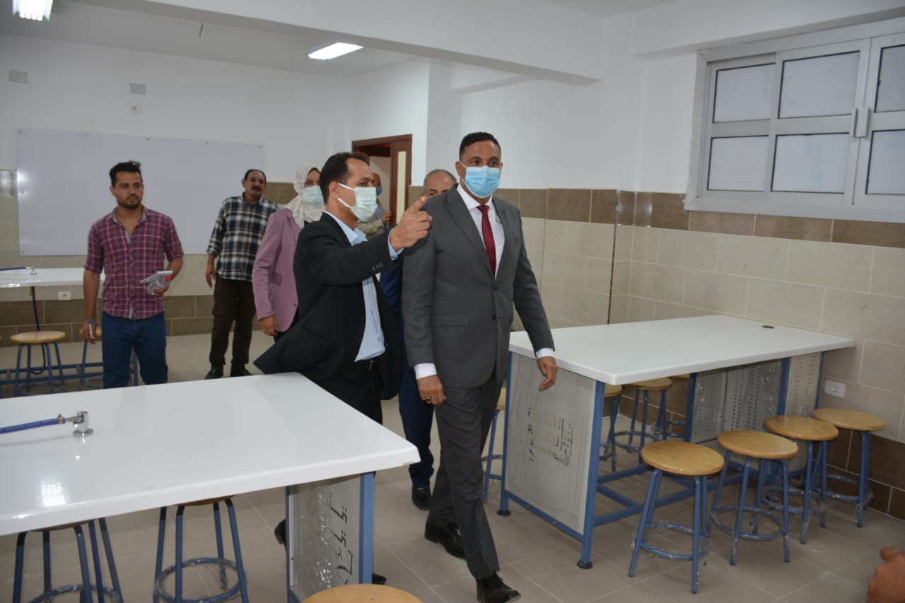 افتتاح مدرستين بالدقهلية