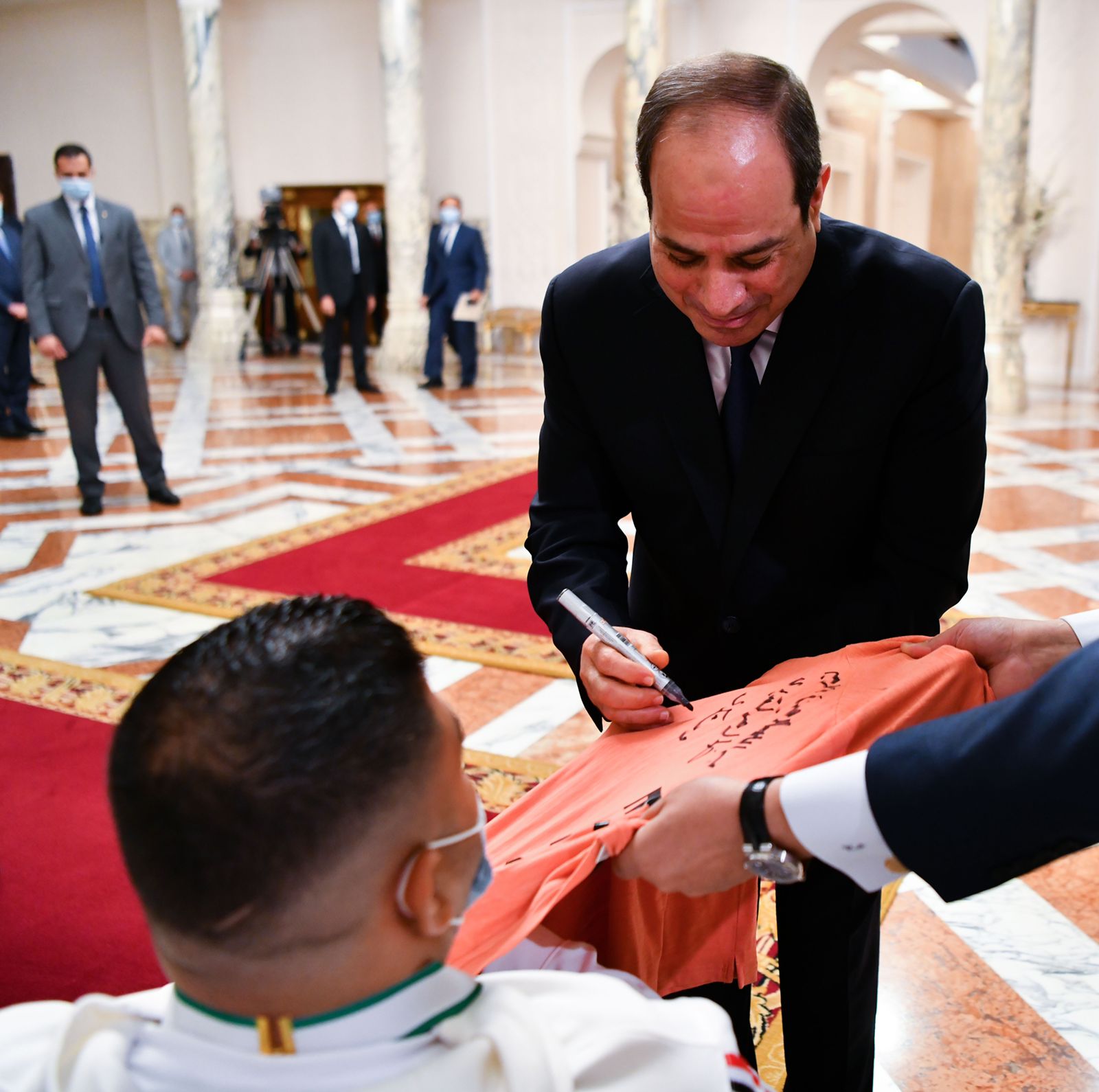 تكريم السيسي لأبطال دورة الألعاب البارالمبية بطوكيو 2020 (3)