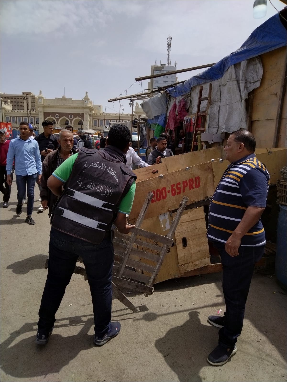 حملات بمشروع محطة مصر بالإسكندرية 