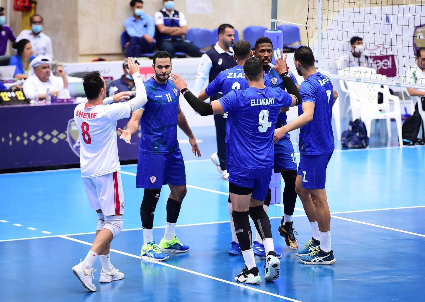 الزمالك والعربي الكويتي - كرة طائرة (2)