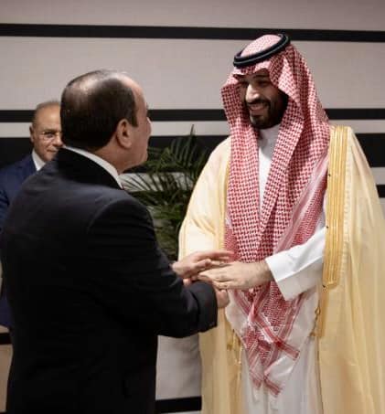 الرئيس السيسي والأمير محمد بن سلمان 