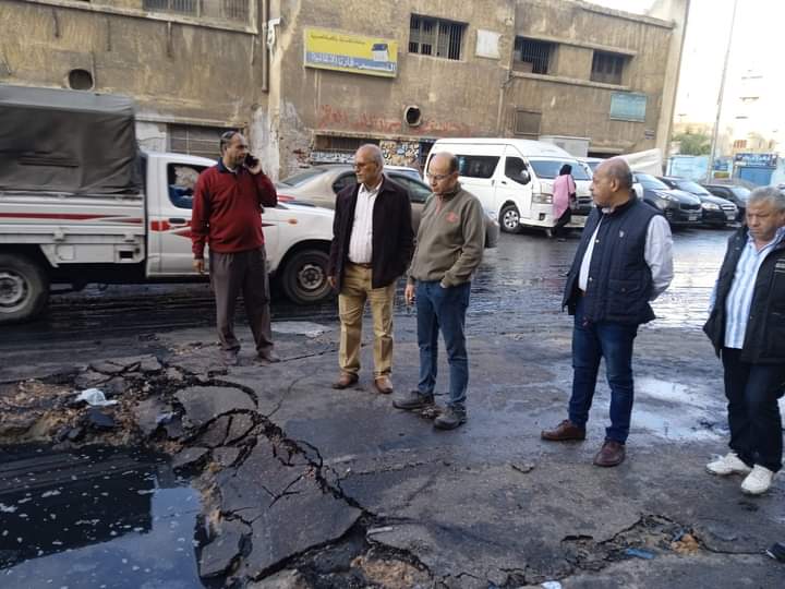 هبوط أرضي في الإسكندرية 