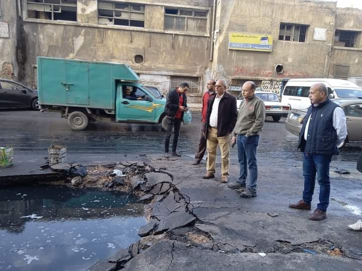 هبوط أرضي في الإسكندرية 