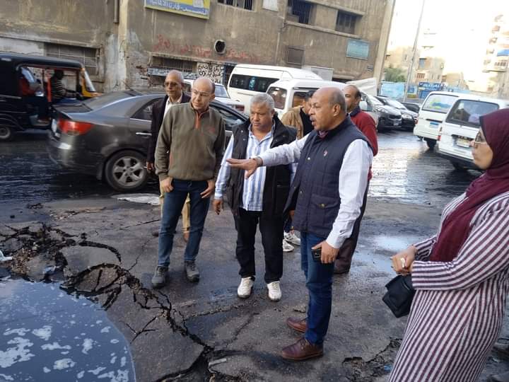 هبوط أرضي في الإسكندرية 